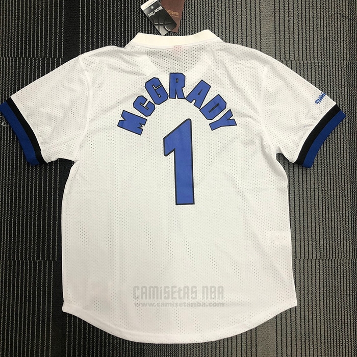 Camiseta Manga Corta Orlando Magic Tracy McGrady #1 Blanco